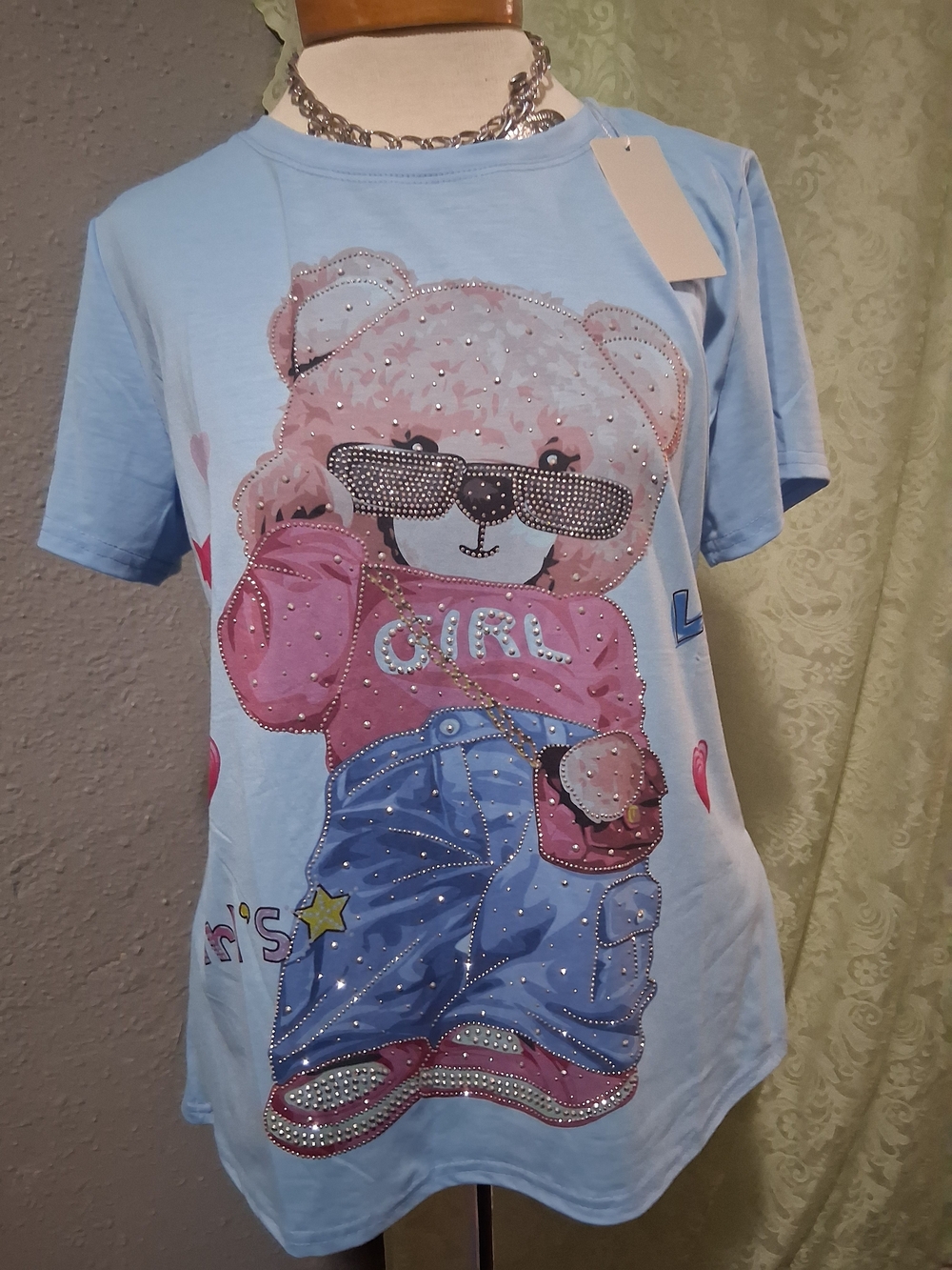 BLING BEAR- GIRLS LIFE - TSHIRT